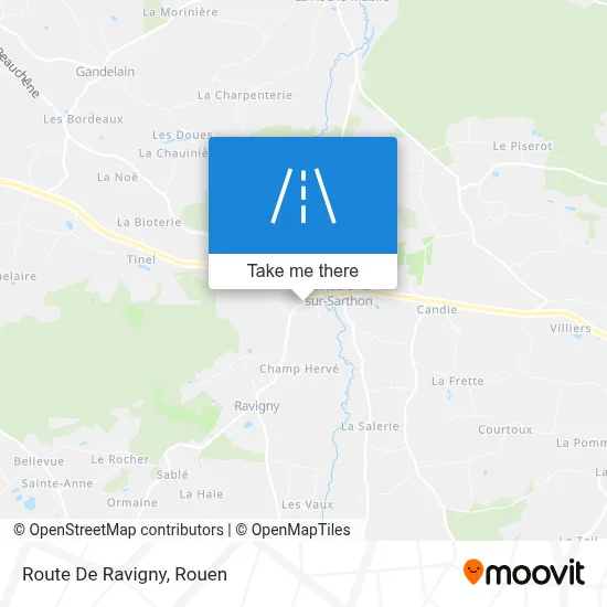 Route De Ravigny map