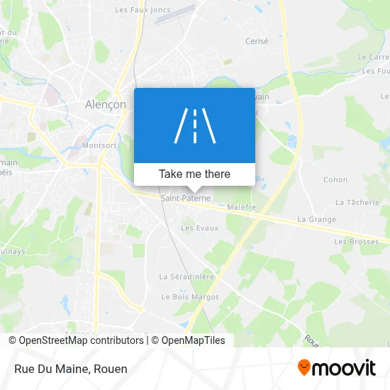 Rue Du Maine map