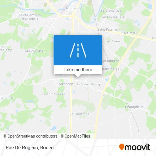 Rue De Roglain map