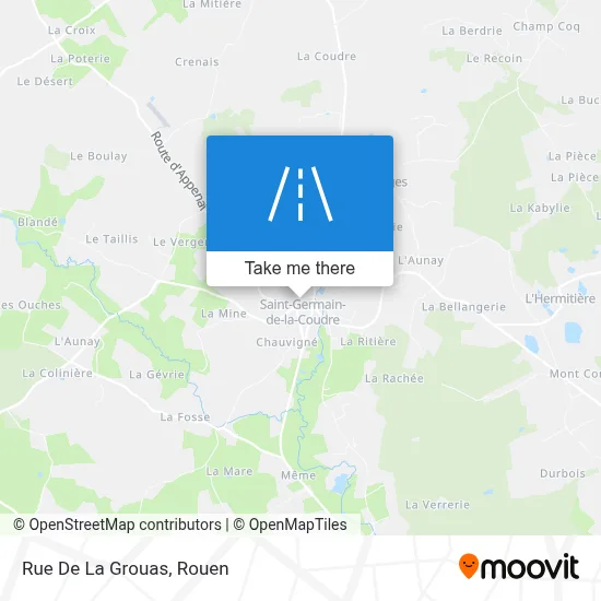 Mapa Rue De La Grouas