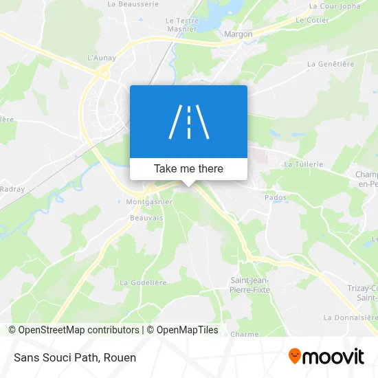 Chemin Sans Souci map