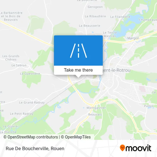 Rue De Boucherville map