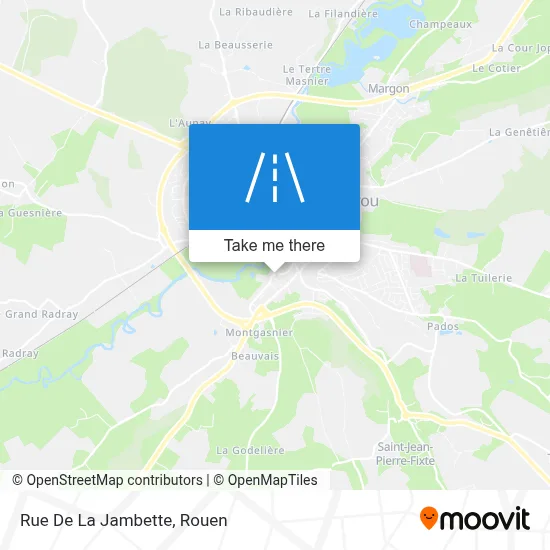 Rue De La Jambette map