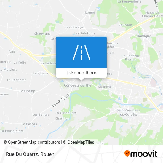 Rue Du Quartz map