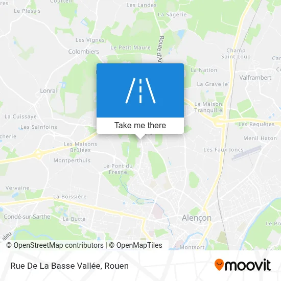 Rue De La Basse Vallée map