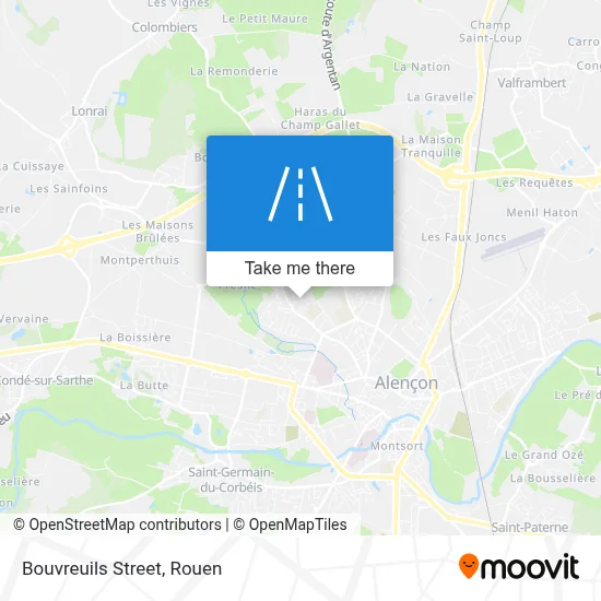 Rue Des Bouvreuils map