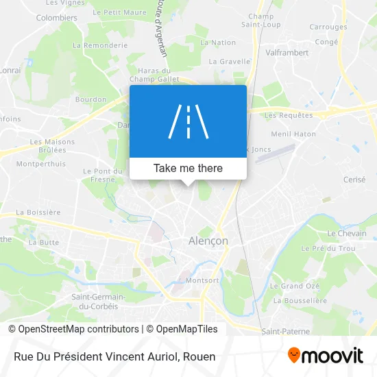 Rue Du Président Vincent Auriol map