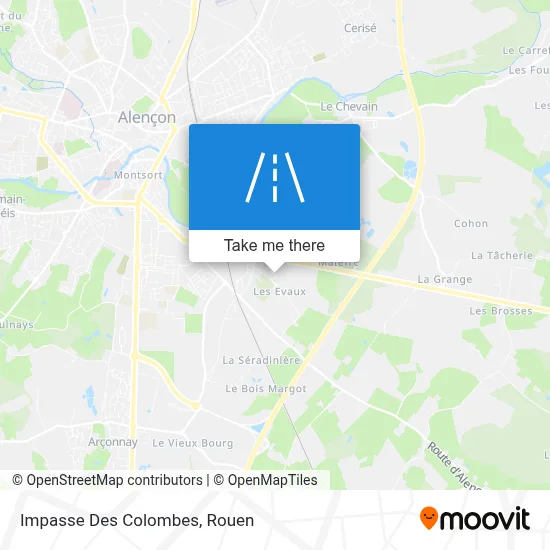 Impasse Des Colombes map
