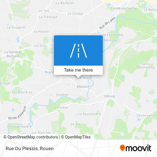Rue Du Plessis map
