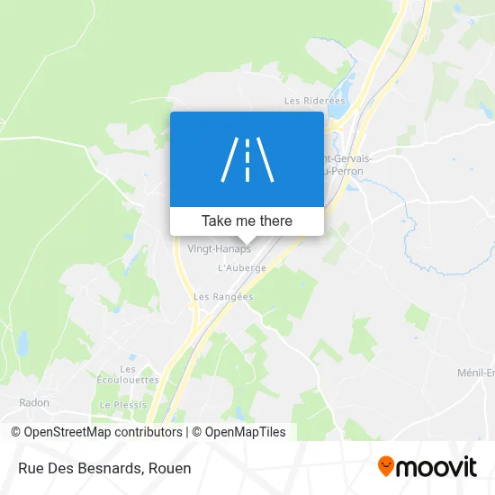 Rue Des Besnards map