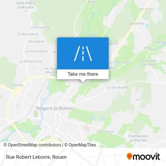 Rue Robert Leborre map