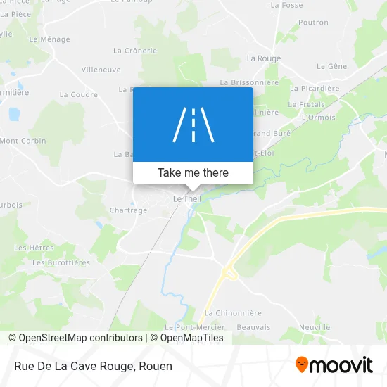 Rue De La Cave Rouge map