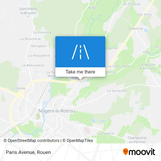 Avenue De Paris map