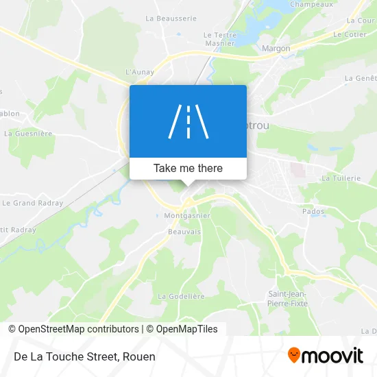 Rue De La Touche map
