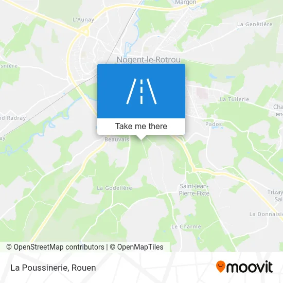 La Poussinerie map