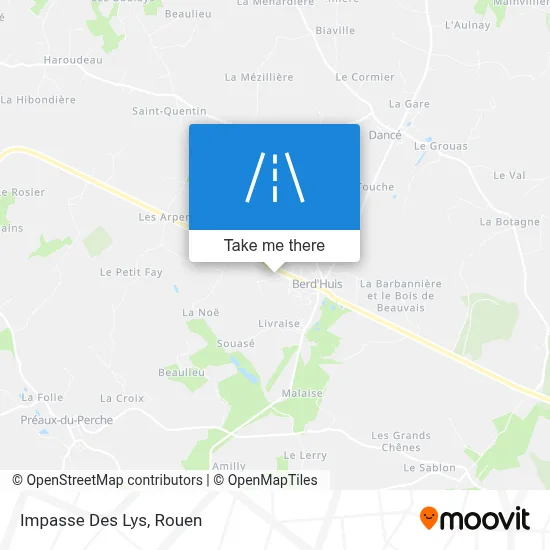 Impasse Des Lys map