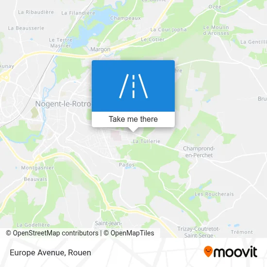 Avenue De L'Europe map