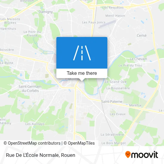 Rue De L'École Normale map
