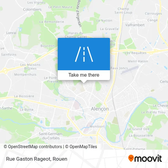 Rue Gaston Rageot map