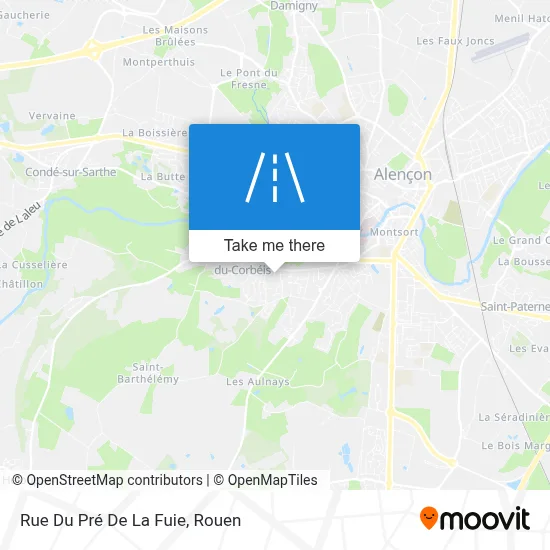 Rue Du Pré De La Fuie map