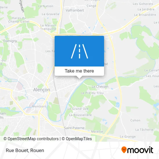 Mapa Rue Bouet