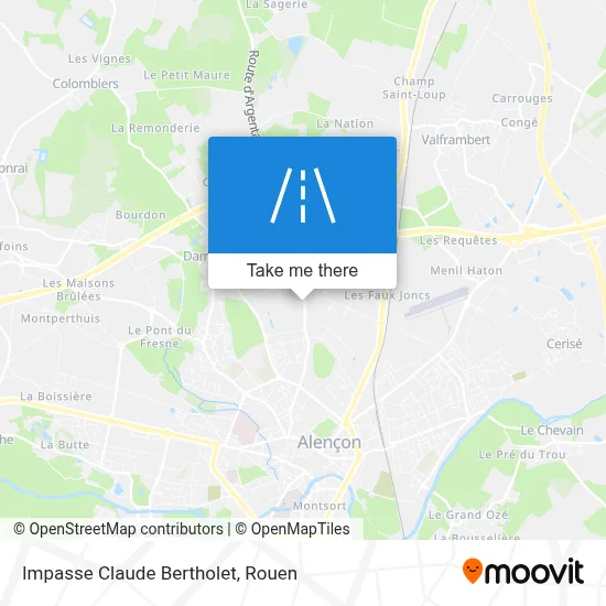 Impasse Claude Bertholet map