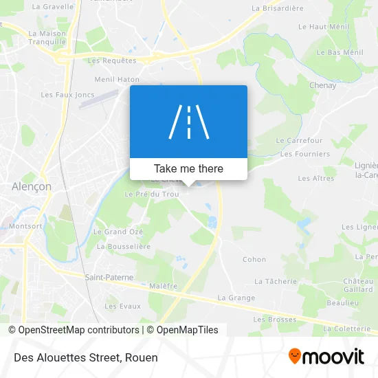 Rue Des Alouettes map