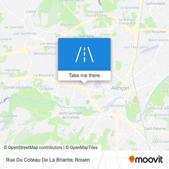 Rue Du Coteau De La Briante map
