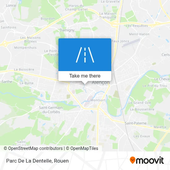 Parc De La Dentelle map