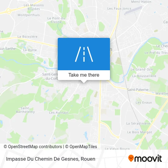 Impasse Du Chemin De Gesnes map