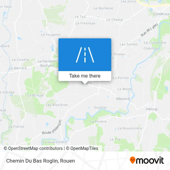 Chemin Du Bas Roglin map