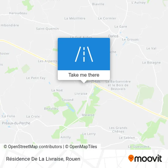 Résidence De La Livraise map