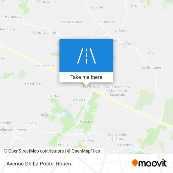 Avenue De La Poste map