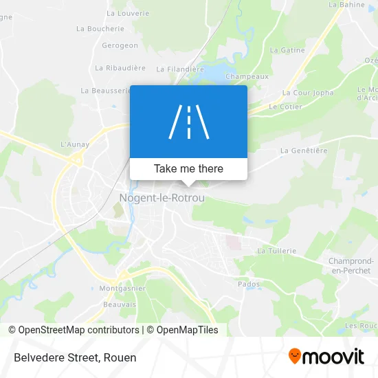 Rue Du Belvédère map