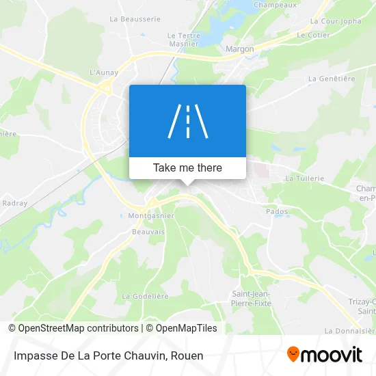 Impasse De La Porte Chauvin map