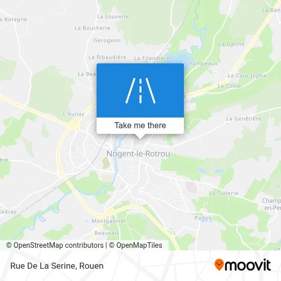 Mapa Rue De La Serine