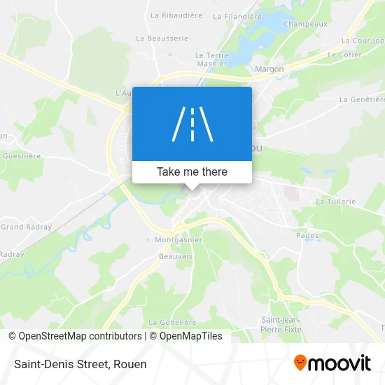 Rue Saint-Denis map