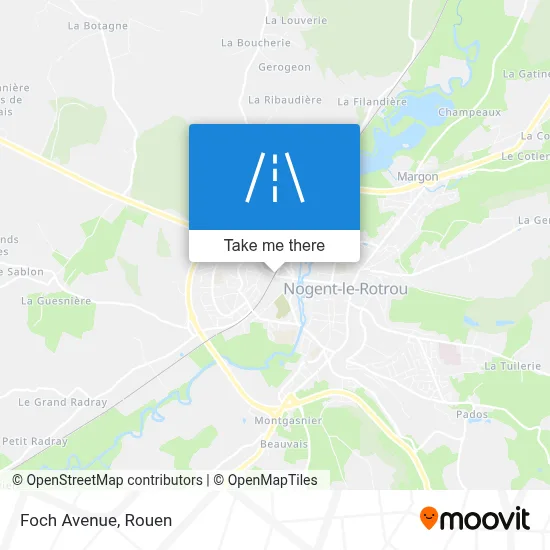 Avenue Foch map