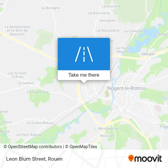 Rue Léon Blum map