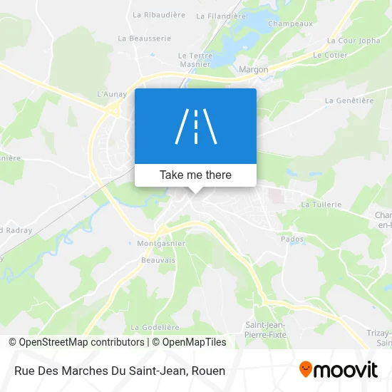 Rue Des Marches Du Saint-Jean map