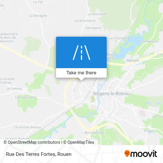 Rue Des Terres Fortes map