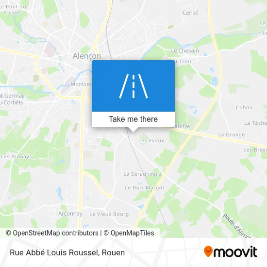 Rue Abbé Louis Roussel map