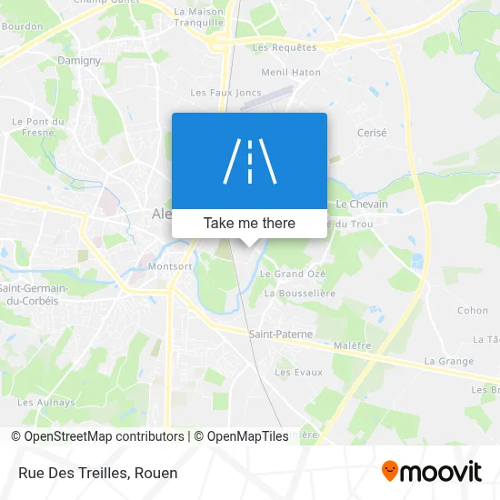 Rue Des Treilles map
