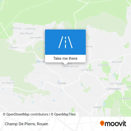 Champ De Pierre map