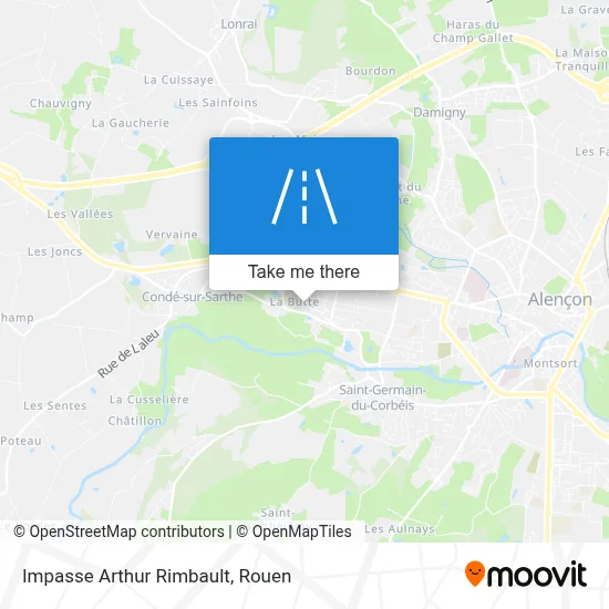 Impasse Arthur Rimbault map