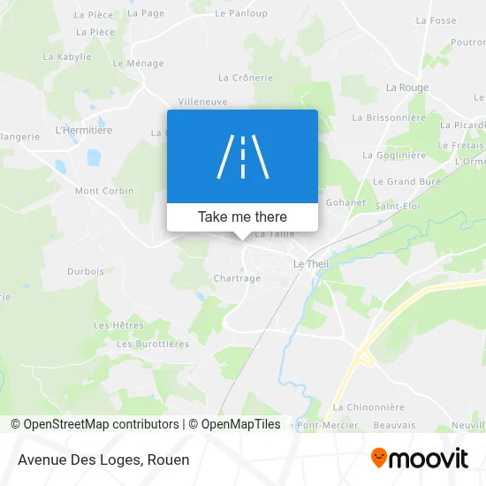 Avenue Des Loges map