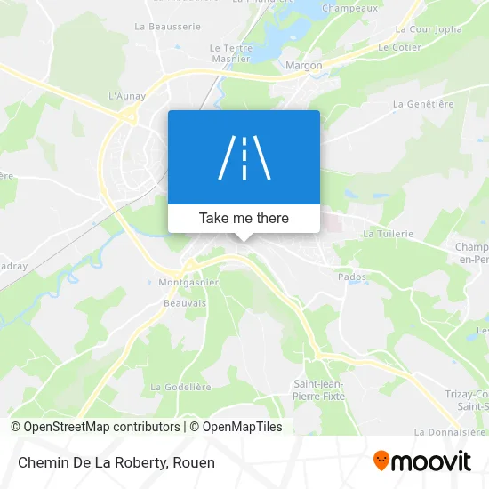 Chemin De La Roberty map