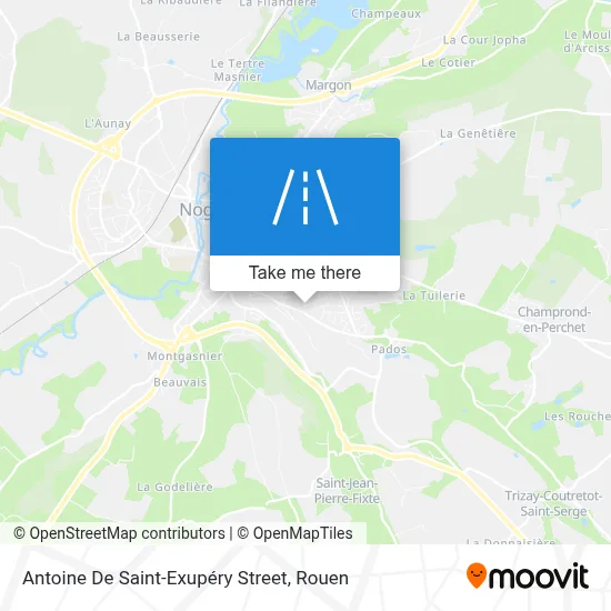 Rue Antoine De Saint-Exupéry map