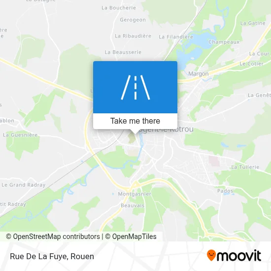 Rue De La Fuye map