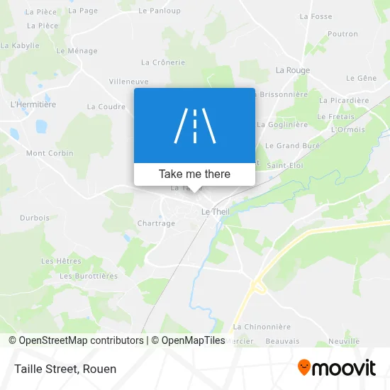 Mapa Rue De La Taille